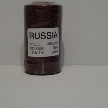Нитки вощеные плоские бордовые 300D ( 200 м)
