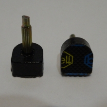 Набойки со штырем 10*11 Черный 604 Bisel