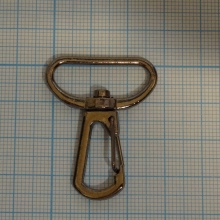 Карабин К 3721С  20 mm чёрный никель